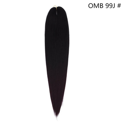 Miss Rola Synthetic 26 Inches 75g Kanekalon Hair Wholesale Bulk Braid Hair Extension Pre Stretched Pink Blonde Twist Jumbo Braid