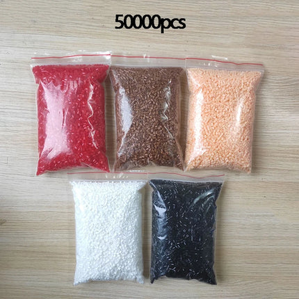 Creative Perler Beads 24/72 Colors Perler Toy Kit 2.6mm Hama Beads 3D Puzzle DIY Toy Kids Creative Handmade Craft Toy Gift