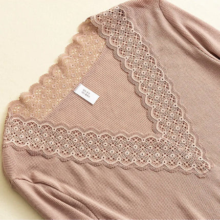 82% wool 18% silk women long johns thermal lingerie underwear set inner wear winter sets for woman clothes thermo sexy suits two