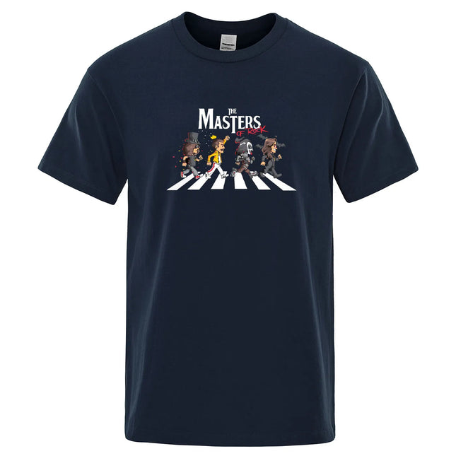 Freddie Mercury T-Shirt 2023 Fan Queen The Masters of Rock Road Men's Print T Shirt Short Sleeve Summer Cotton Clothing Tops Tee