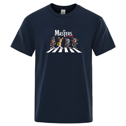 Freddie Mercury T-Shirt 2023 Fan Queen The Masters of Rock Road Men's Print T Shirt Short Sleeve Summer Cotton Clothing Tops Tee