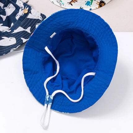 Baby Boy Girl Hat Cap for Children Kids Toddlers Panama Bucket Fishing Floppy Sun Hat Boys Girls Cartoon Fashion 6M-10 Years