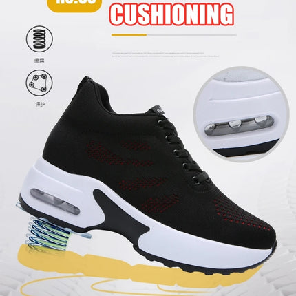 Fashion Cushioning Plattorm Height Increase Shoes Women Baskets Sport Casual Sneakers Ladies Non-slip High Quality Jogging Shoes