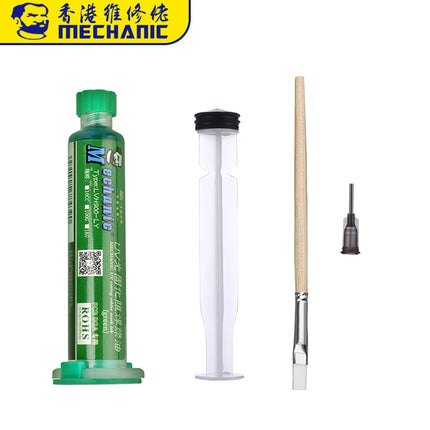 MECHANIC Green Oil UV Solder Mask PCB BGA Paint Prevent Corrosive Arcing Soldering Paste Flux Ink