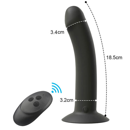 Anal Plug Prostate Massager Sex Products Wireless Remote Vaginal Stimulator With Sucker Silicone Dildo Sex Toys for Man Woman