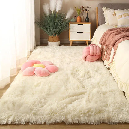 Washable Long Hair Carpet Living Room Coffee Table Fluffy Large Rugs 160x230 Girl Bedroom Thick Carpets Indoor Non-slip Mats