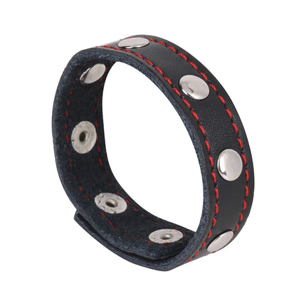 Men Penis Testicle Ring Sexy Adjustable Genuine Leather Cock Cage Rings Male Erection Enhancer Gay Balls Stretcher PU Sex toys
