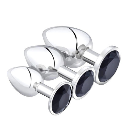 3 Size S/M/L Anal Plug Sex Toys for Woman Men Metal Crystal Butt Plug Prostate Massager Stimulator Anal Dildo Sexual Toy Adult