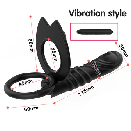 Double Penetration Vibrator Sex Toys For Couples Strapon Dildo Vibrator Strap On Penis Remote Control Penis Vagina Plug AnalPlug