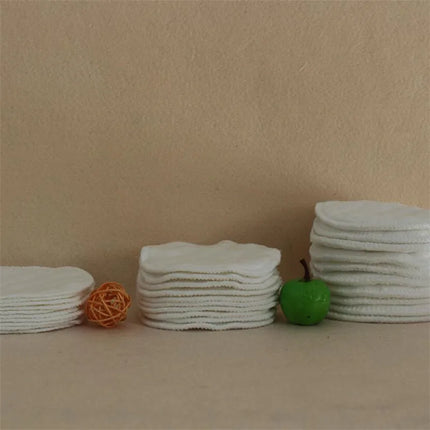 10pcs Reusable Cotton Pads Washable Make Up Remover Pad Soft Face Skin Cleaner Women Beauty Makeup Tool Breast Pads