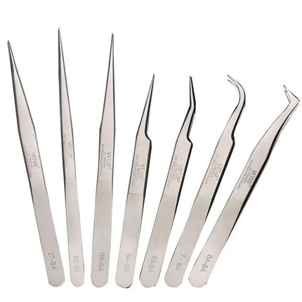 Vetus 6A-SA 3D/6D Volumn Eyelash Extension Tweezers Stainless Steel Fan Lashes Tweezers Excellent Closure Makeup Tools