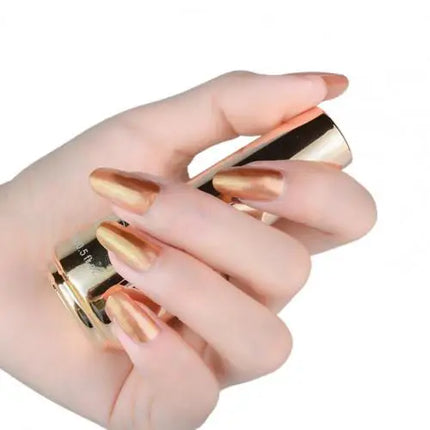 20ml Nail Polish Metallic Mirror Effect Lasting Nail Decor Quick Drying Nail Art Polish Makeup Tool