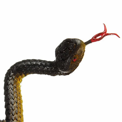 Realistic Plastic Tricky Toy Fake Snakes Boa Rattlesnake Model High Simulation Toy Prank Halloween