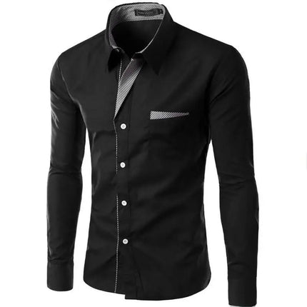 2026 Hot Sale New Fashion Camisa Masculina Long Sleeve Shirt Men Slim fit Design Formal Casual Brand Male Dress Shirt Size M-4XL