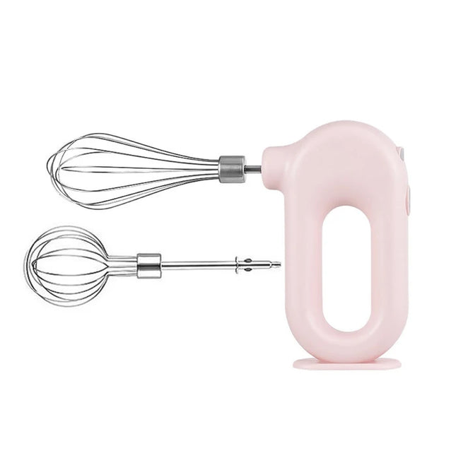 USB Electric Blender Wireless Portable Mixers with 2 Mixing Heads Food Mixer Handheld Rechargeable Whisks Dough Stirrer Egg Beater