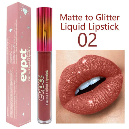 OWOSC 15 Colors Lip Gloss Long Lasting Waterproof Lip Gloss Shiny Gloss Matte Liquid Lipstick Metallic Beauty Makeup Lipstick