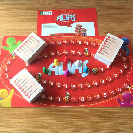 Russian ALIAS card board game family interactive puzzle children's game chess  educational toys