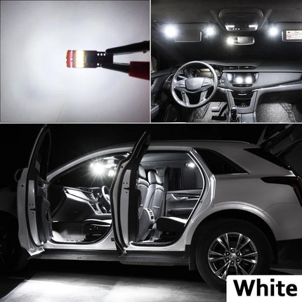 MDNG 10Pcs Canbus Car Accessories For Volkswagen VW Polo AW1 BZ1 2018 2019 2020 2021 Car LED Interior Map Dome Trunk Light Kit