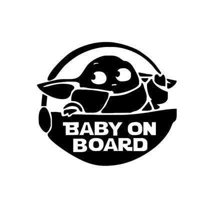 "Baby In Car" Decals Kids Baby On Board Car Sign Sticker Car Decals Vinyl Sticker Family Auto Cover Baby Protect