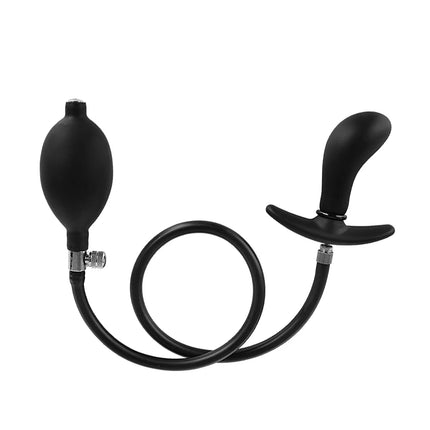 Inflatable Silicone Penis/Ball Gag Oral Dildo Open Mouth Plug Expandable Pump Big Anal Butt Plug Vibrator BDSM Flirt Sex Tools