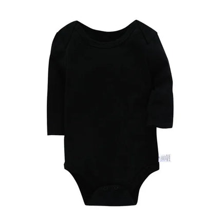 Lawadka 3-24M Cotton Bodysuit For Newborns Four Season Long Sleeve Infant Baby Girls Boys Clothes Jumpsuit Solid Baby's Rompers