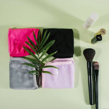 Reusable Makeup Remover Facial Makeup Removal Towel Microfiber Cloth Pads Face Cleaner Cleansing Wipes Skin Care Beauty Tools