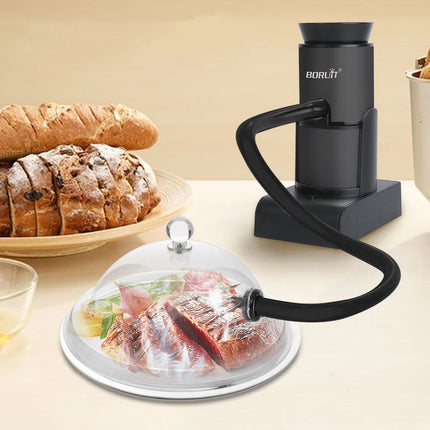 BORUiT SK305 Smoke Infuser Portable Molecular Cuisine Smoking Gun Food Cold Smoke Generator Box Meat Cooking BBQ Cocktails Tools