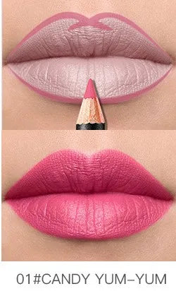 Pudaier Lip Liner Waterproof Durable Decolorization Nude Lip Gloss Matte Lipliner Lipstick Pen Hot Selling