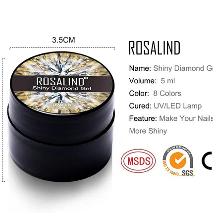 ROSALIND 5ML Painting Gel Nail Polish Nail Art Design Varnishes Stamping Polish Semi Permanent Gels Top Coat Manicure Lacquer