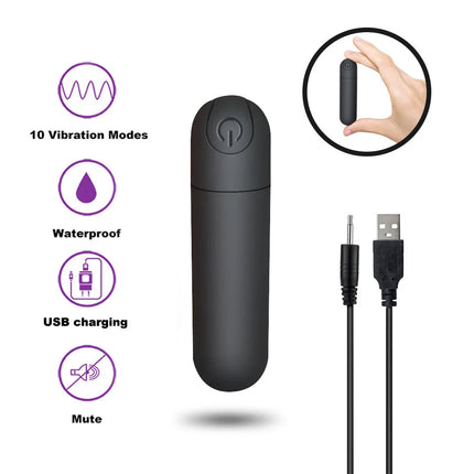USB Charge Remote Control Mini Powerful Bullet Vibrator Clitoris Stimulator Vaginal Adult Sex Toys for Women Masturbator Shop