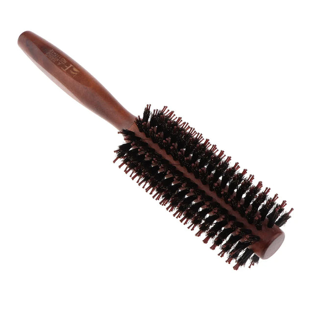 Brosse à Cheveux Ronde pour Hommes Femmes Enfants Séchage au Sèche-Cheveux Cheveux Secs Humides Épais Frisés