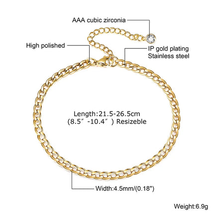 Rope Anklet, Stainless Steel Rope Ankle, Anklets Bracelets for Men Women, Adjustable Twisted Rope Bracelet Gift