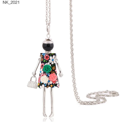 Cute Women Necklace Statement Lady Charm Long Trendy Necklace 2026 New Fashion Female Big Pendant Lovely Jewelry Gift Wholesale