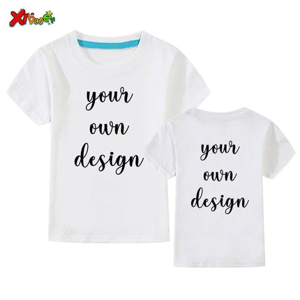 Custom long sleeves Shirt Kids Personalized photo Shirt Children Tshirt name clothing Girl Boy shirt  Toddler logo Design Shirt