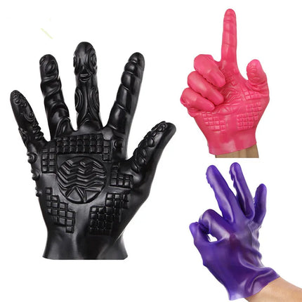 Couple SM gloves Soft PVC Pattern Different Design Style A B Choice Flirting Massage Masturbation Glove