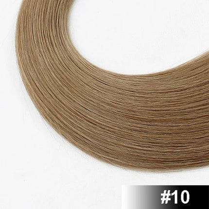 FOREVER HAIR 50g/pc 16" 18" 20" Remy Human Hair Weft Dark Brown European Straight Hair Extensions Natural Luxury Hair Weave