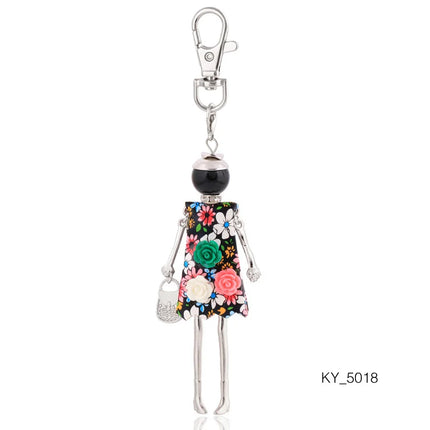 Fashion Women Keychain New Statement Charm Metal Key Chain for Lady Jewelry  Gift Female Trendy Bag Pendant Wholesale