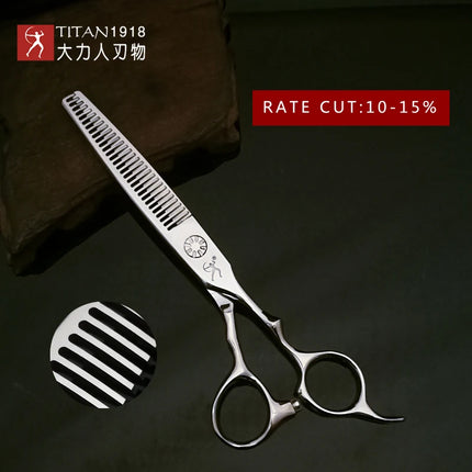 Titan Hair Thinning Scissors with Beard Ball Screw VG10 Steel