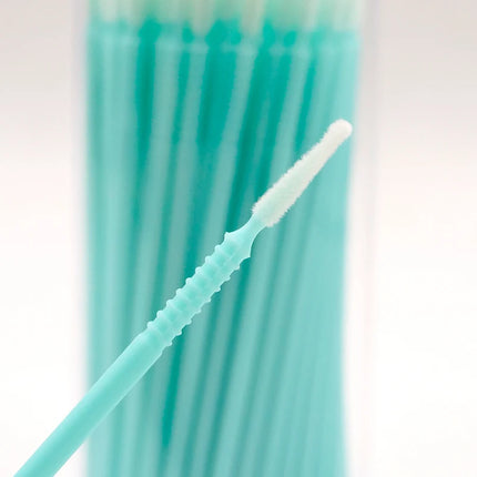 100PCS/Pack Long Head Bendable Micro Brushes Lash Applicator  Eyelash Mascara Glue Cleaning Brush Makeup Tools