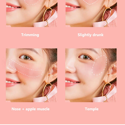 Blush Makeup Love Palette 4 Color Mineral Powder Peach Red Rouge Lasting Natural Hawthorn Cheek Tint Waterproof Blusher Cosmetic