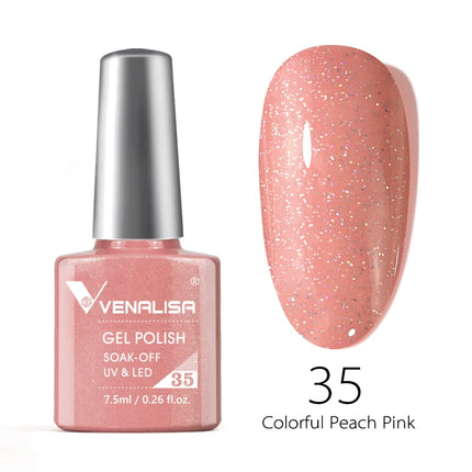 Venalisa VIP4 7.5ml Gel Nail Polish Hema Free Full Coverage Beautiful Semi Permanent Soak Off UV LED Gel Nail Polish Gel Lacquer