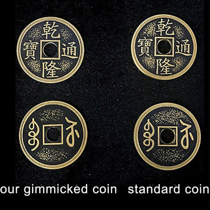 Phantom of Chinese Coins Magic Tricks Chinese Palace Coin Appearing Vanishing Magia Close Up Illusions Gimmicks Mentalism Props