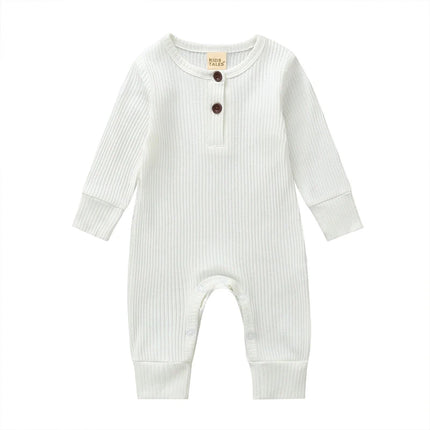 2026 Spring Newborn Romper Baby Boys Girls Overalls Cotton Long Sleeve Baby Outfit Toddler Jumpsuit Infant Clothes