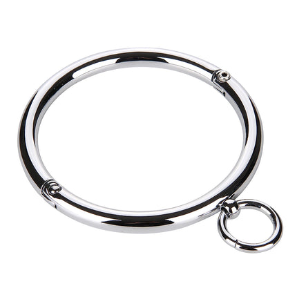 Stainless Steel Collar Neck Ring Slave BDSM Metal Collar Slave Bondage Positioning Bandage Fetish Adult Games Sex Toys For Woman