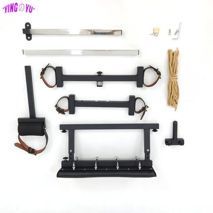 Large Kneeling Bondage Bed Metal Frame Sex Furnitures Love Chairs Adult Erotic Games BDSM Bondage Restraints Toys For Women Men