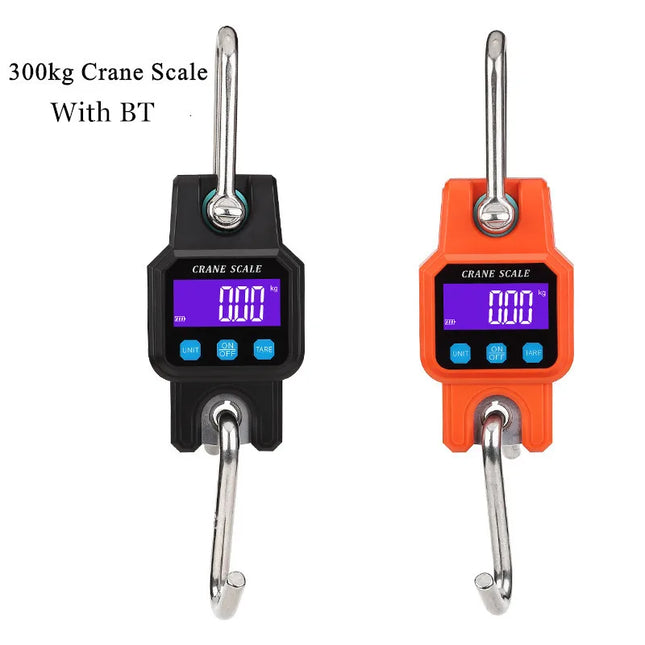 Bluetooth Hanging Hook Scale 300kg/50g Industrial Heavy Duty Crane Scale Electronic Weight Balance Scales Luggage Fishing Scale