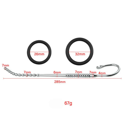 Penis Plug Male Urethral Dilator Metal Urethral Lock Catheter Sounding Chastity Bondage Adult Products Sex Toys for Men