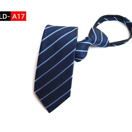 Men's Ties: Black Zipper Tie, Pre-tied Bow Tie, Women's Green Navy Blue Red Neckties, Classic 8cm Neckties for Men's Shirts, Zipper Cravat