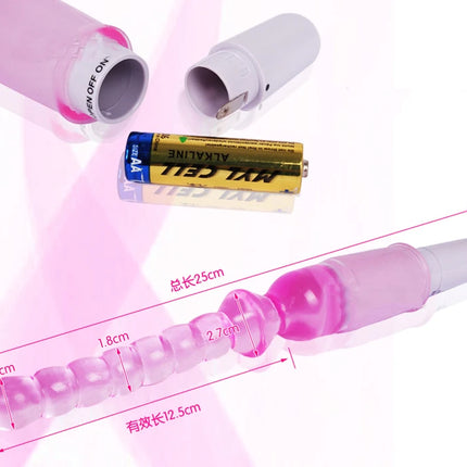 Candiway Low Noise Pull Beads Vibrator 1AA Battery Masturbation Vibrating G-spot Stimulation Adult Sex Toys For Women