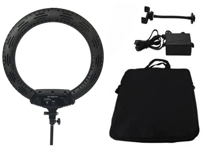 3200-5600K LED Ring Light 416pcs Led Bead 65W 18 inch Photography Lighting LED Ring Lamp for live broadcast Makeup Video